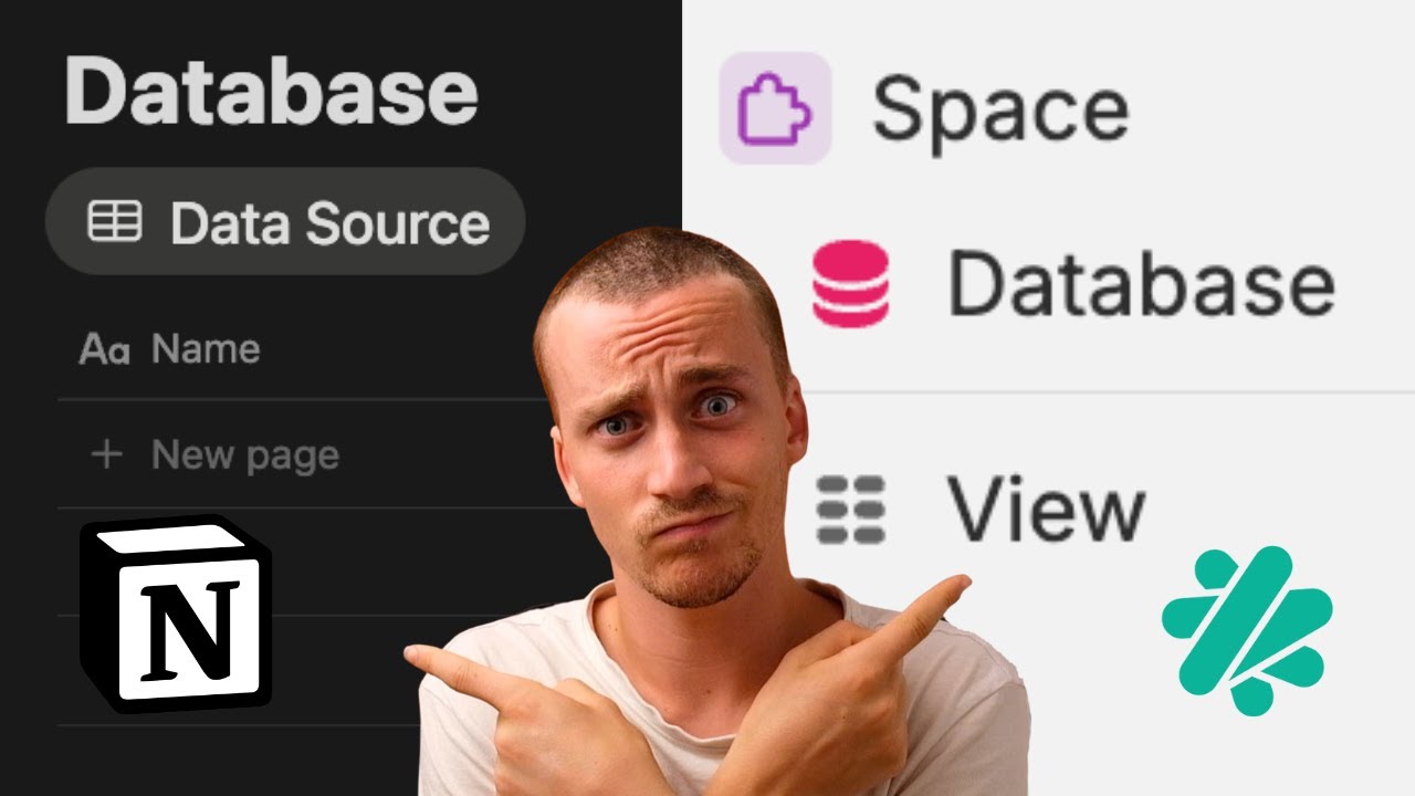 Video thumbnail for notion data sources vs fibery databases